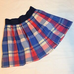 Gilly Hicks Colorful Plaid Mini Skirt
